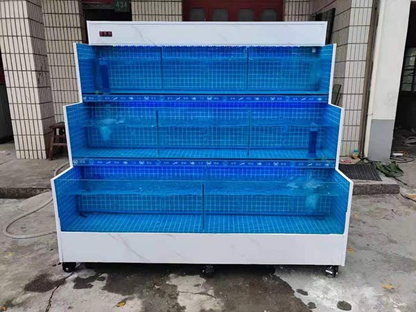 酒店飯店海鮮池水產(chǎn)店魚缸定做 超市多層養(yǎng)
